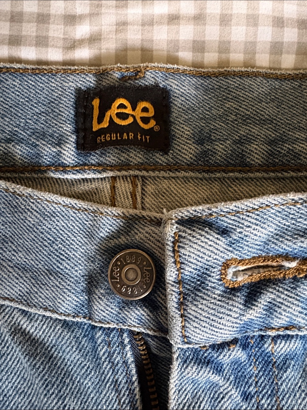 Lee Men's Straight Jeans — Light Blue Denim - Picture 3 of 7